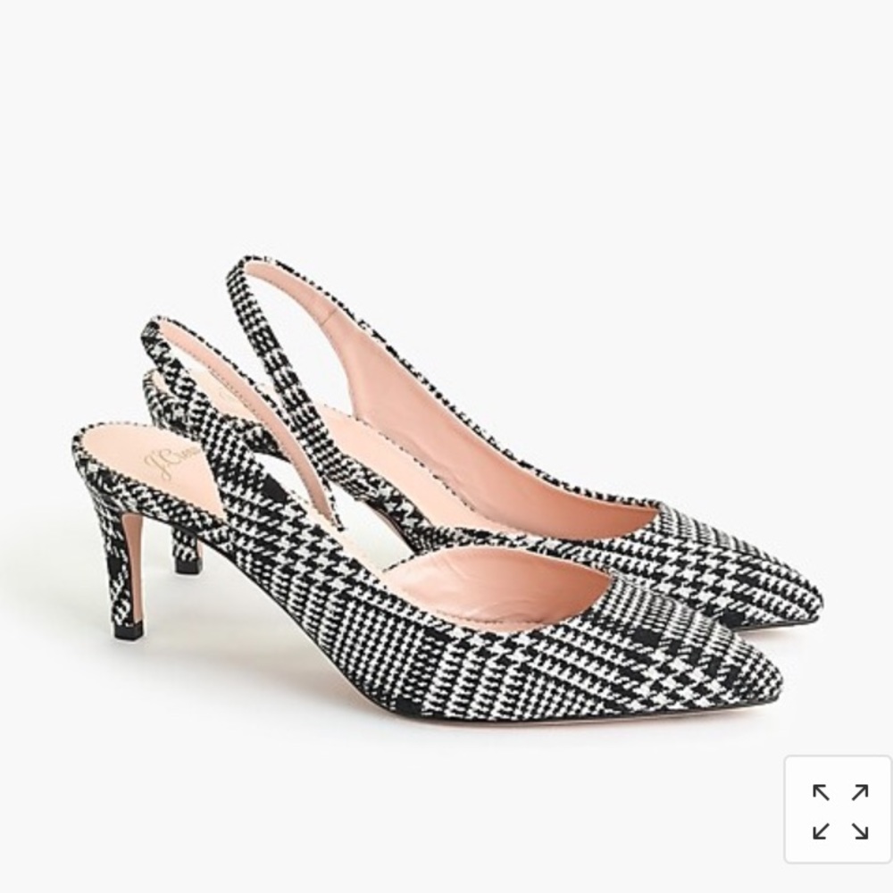 J crew Colette slingback d'Orsay pumps